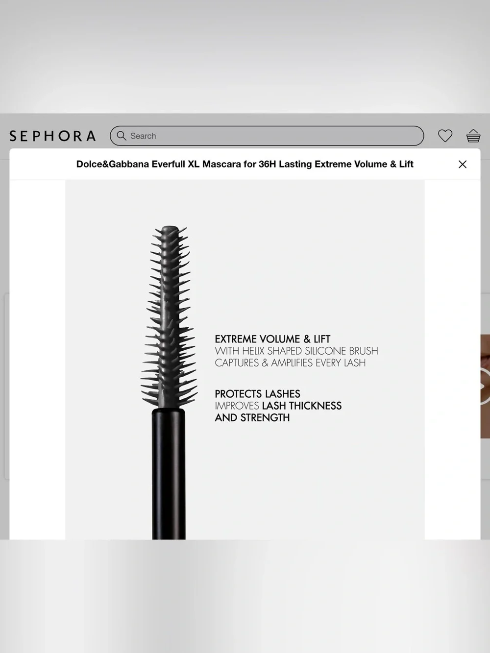 Dolce&Gabbana Everfull XL Mascara for 36H Lasting Extreme Volume & Lift